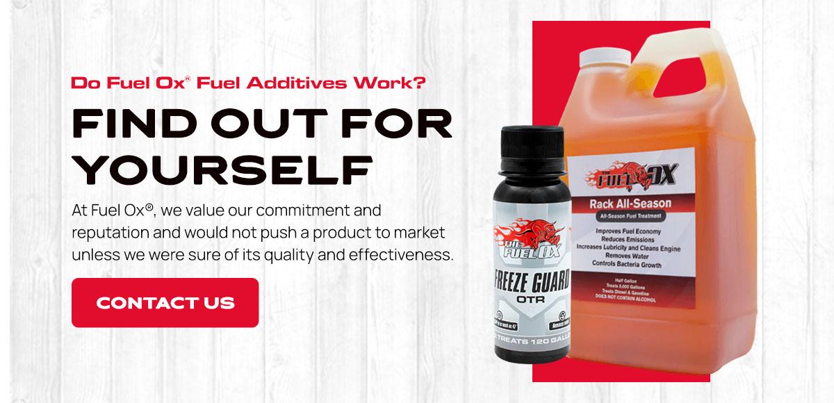 Do Fuel Ox® Fuel Additives Work? Find out for Yourself